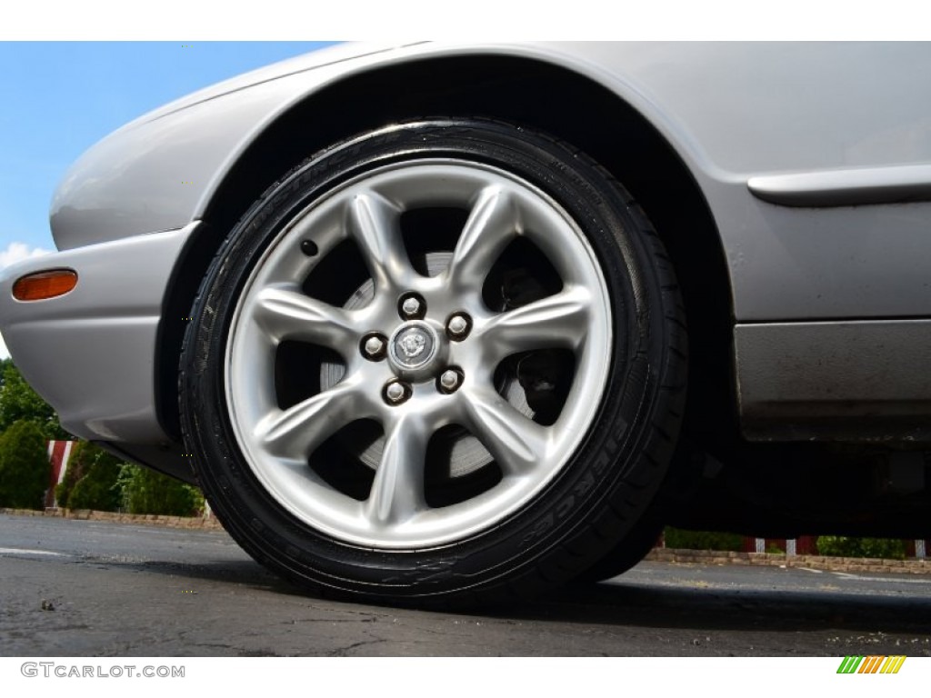 2001 XJ XJR - Platinum Silver Metallic / Charcoal photo #24