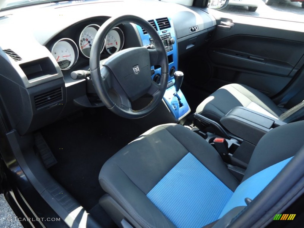 Dark Slate Gray Blue Interior 2008 Dodge Caliber Sxt Photo