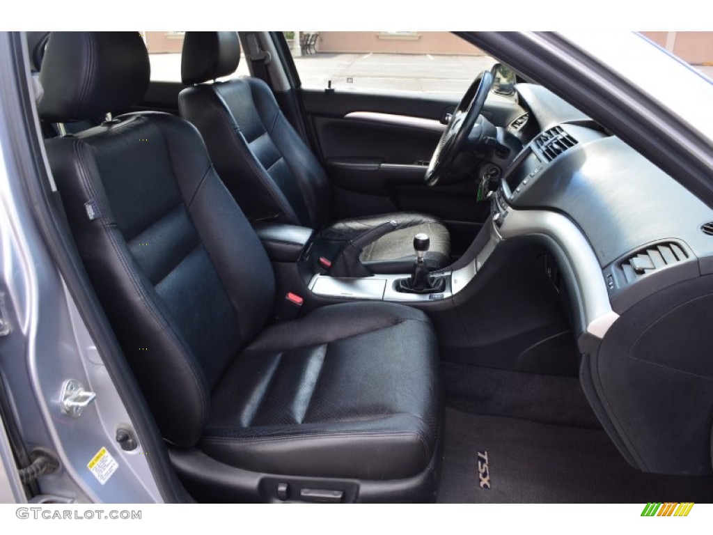Ebony Interior 2005 Acura TSX Sedan Photo #69730084