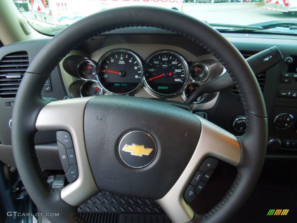 2013 Silverado 1500 LT Crew Cab 4x4 - Blue Granite Metallic / Ebony photo #13