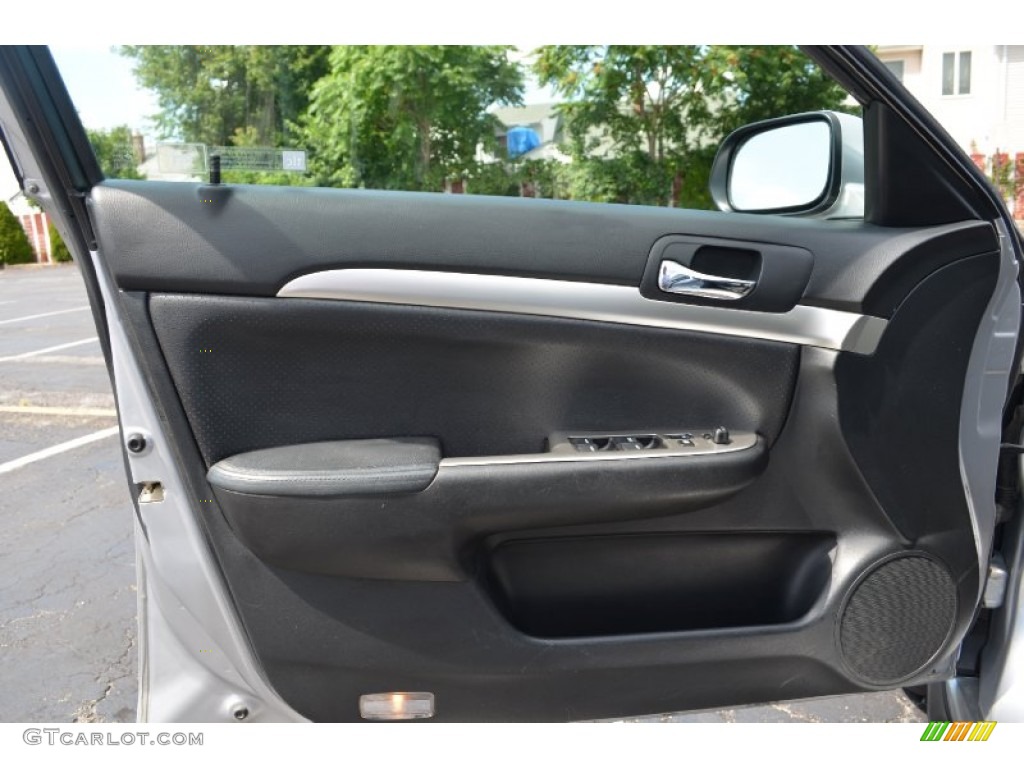 2005 Acura TSX Sedan Ebony Door Panel Photo #69730135