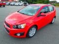 2012 Victory Red Chevrolet Sonic LT Hatch  photo #2