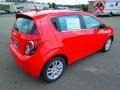 2012 Victory Red Chevrolet Sonic LT Hatch  photo #5