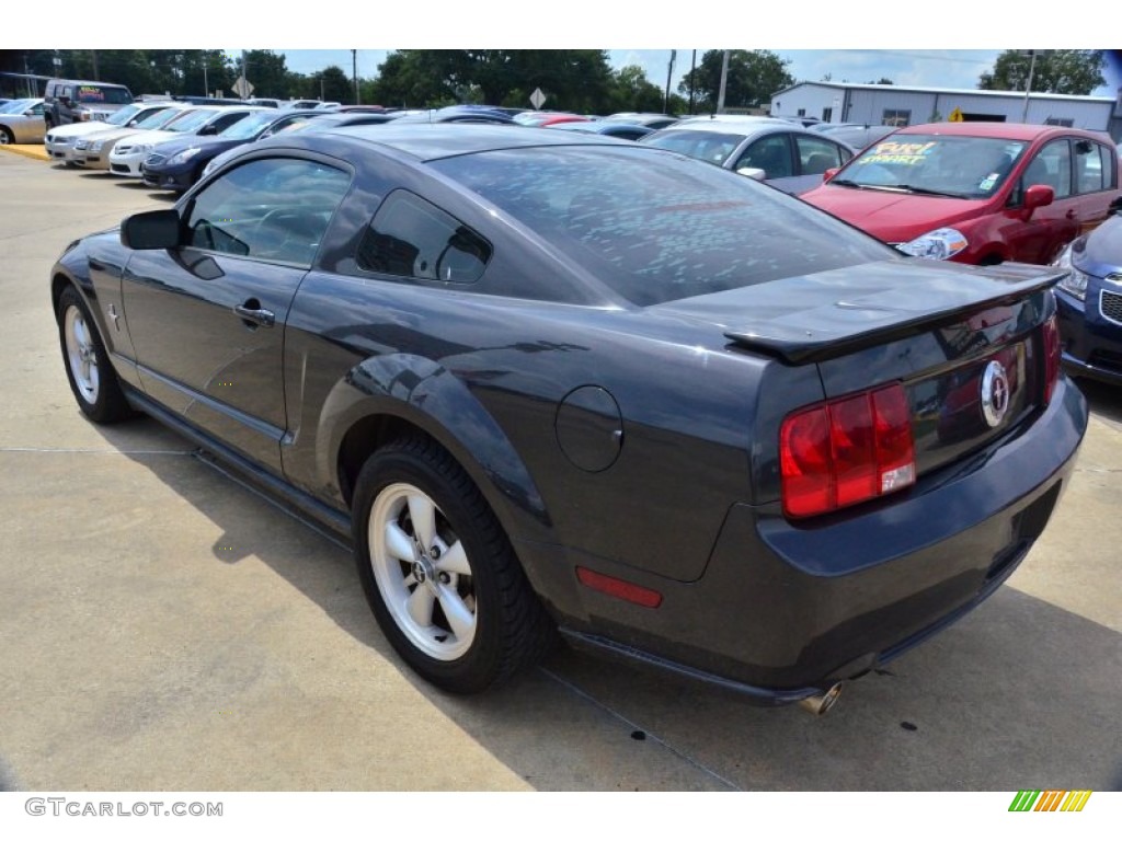 2007 Mustang V6 Deluxe Coupe - Alloy Metallic / Dark Charcoal photo #3