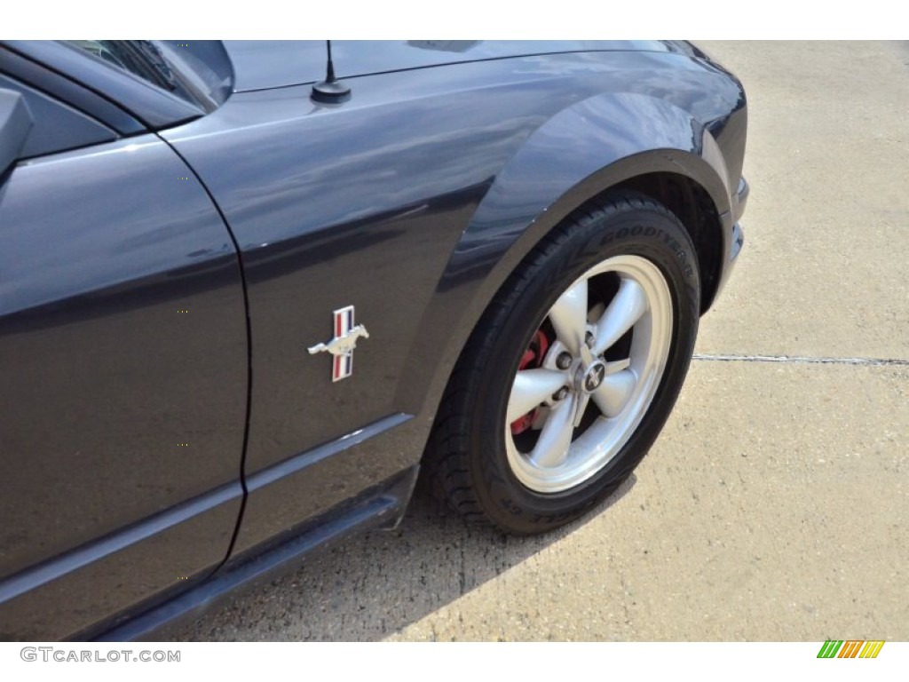 2007 Mustang V6 Deluxe Coupe - Alloy Metallic / Dark Charcoal photo #7