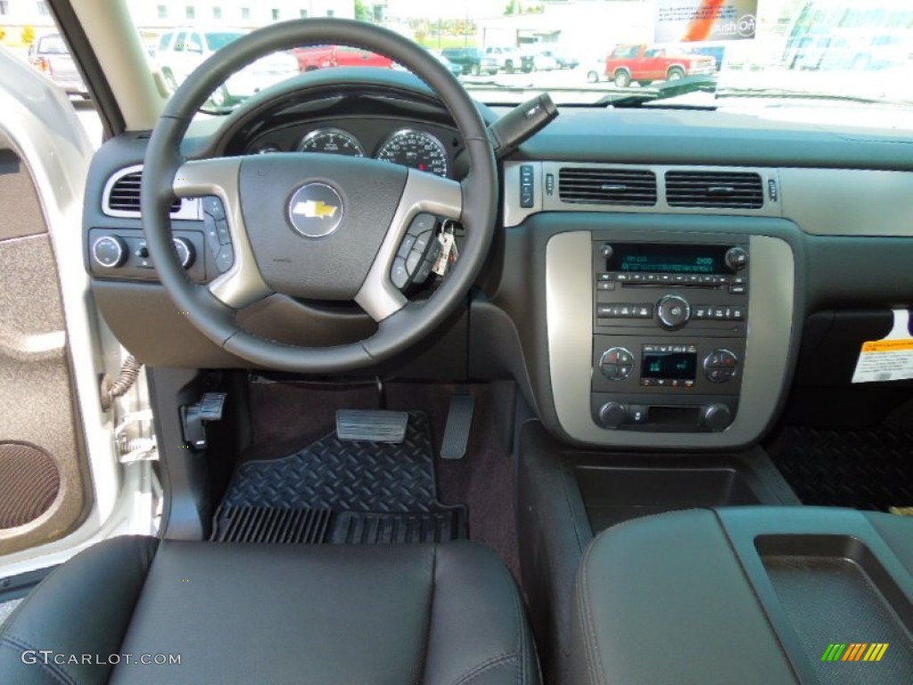 2012 Silverado 1500 LTZ Extended Cab 4x4 - Silver Ice Metallic / Ebony photo #18