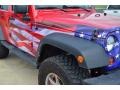 US Flag Custom Red, White and Blue 2011 Jeep Wrangler Unlimited Sport 4x4 Parts