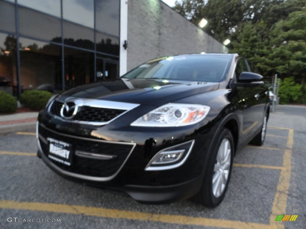 2010 CX-9 Grand Touring AWD - Brilliant Black / Black photo #1