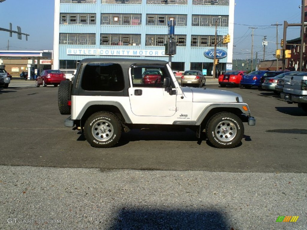 2004 Wrangler X 4x4 - Stone White / Dark Slate Gray photo #1