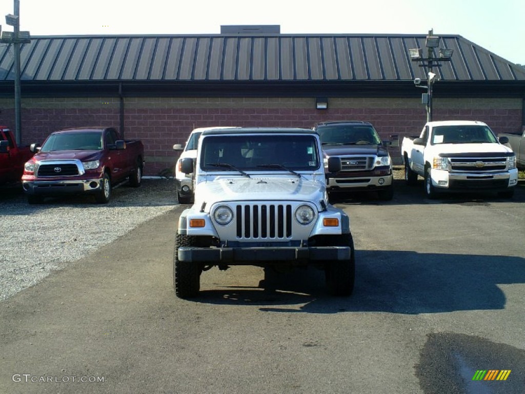 2004 Wrangler X 4x4 - Stone White / Dark Slate Gray photo #3