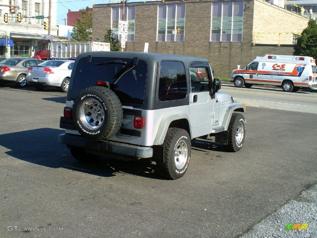 2004 Wrangler X 4x4 - Stone White / Dark Slate Gray photo #9