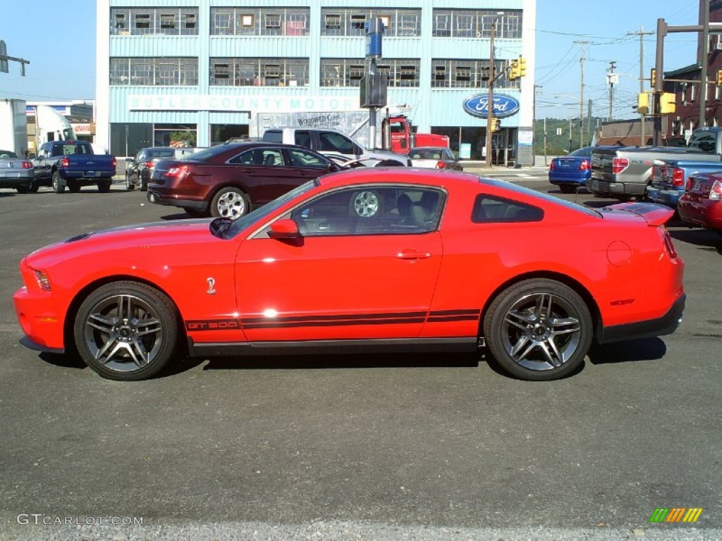 Torch Red 2010 Ford Mustang Shelby GT500 Coupe Exterior Photo #69732121