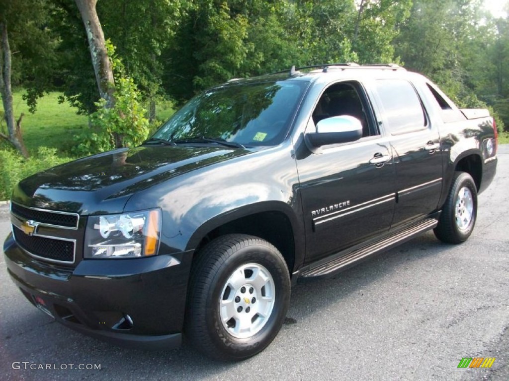 2010 Avalanche LS 4x4 - Black Granite Metallic / Ebony photo #1