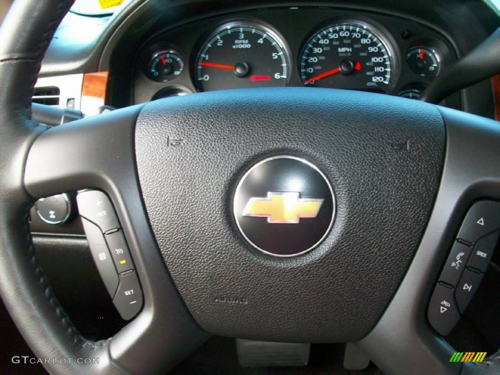 2010 Avalanche LS 4x4 - Black Granite Metallic / Ebony photo #20