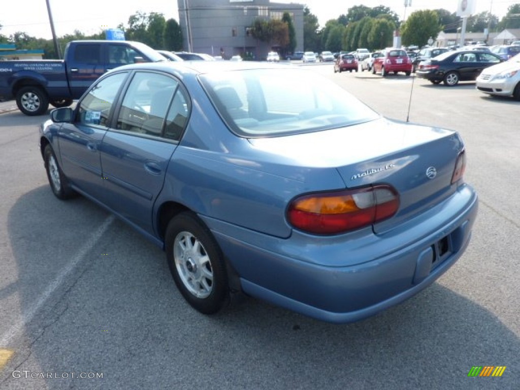 1999 Malibu LS Sedan - Medium Opal Blue Metallic / Medium Gray photo #5