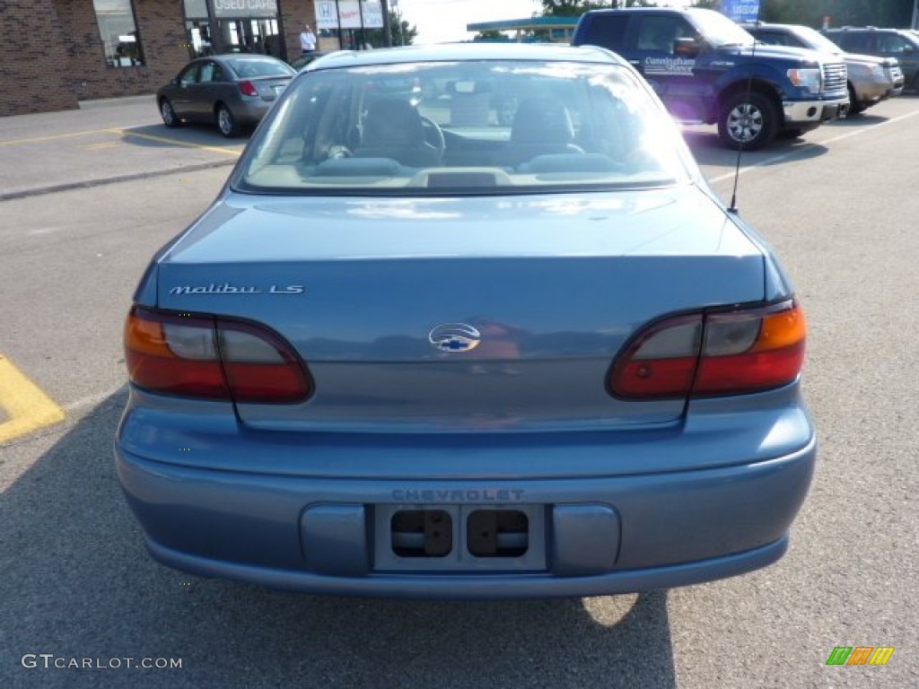 1999 Malibu LS Sedan - Medium Opal Blue Metallic / Medium Gray photo #6