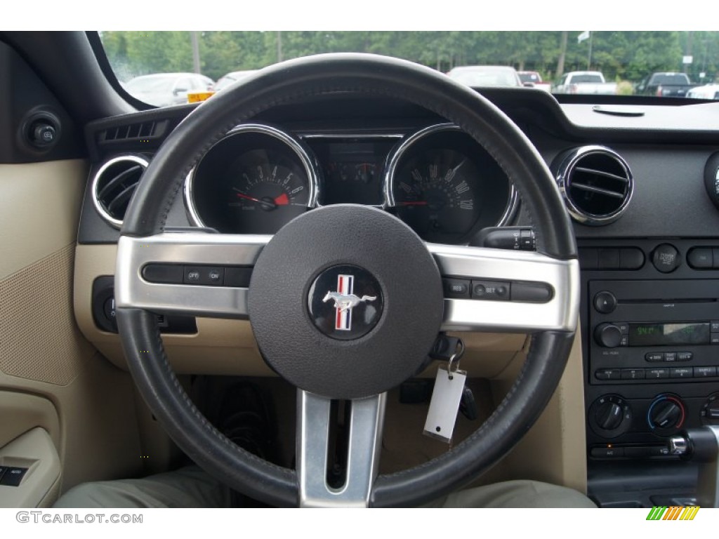 2007 Mustang V6 Deluxe Convertible - Performance White / Medium Parchment photo #20