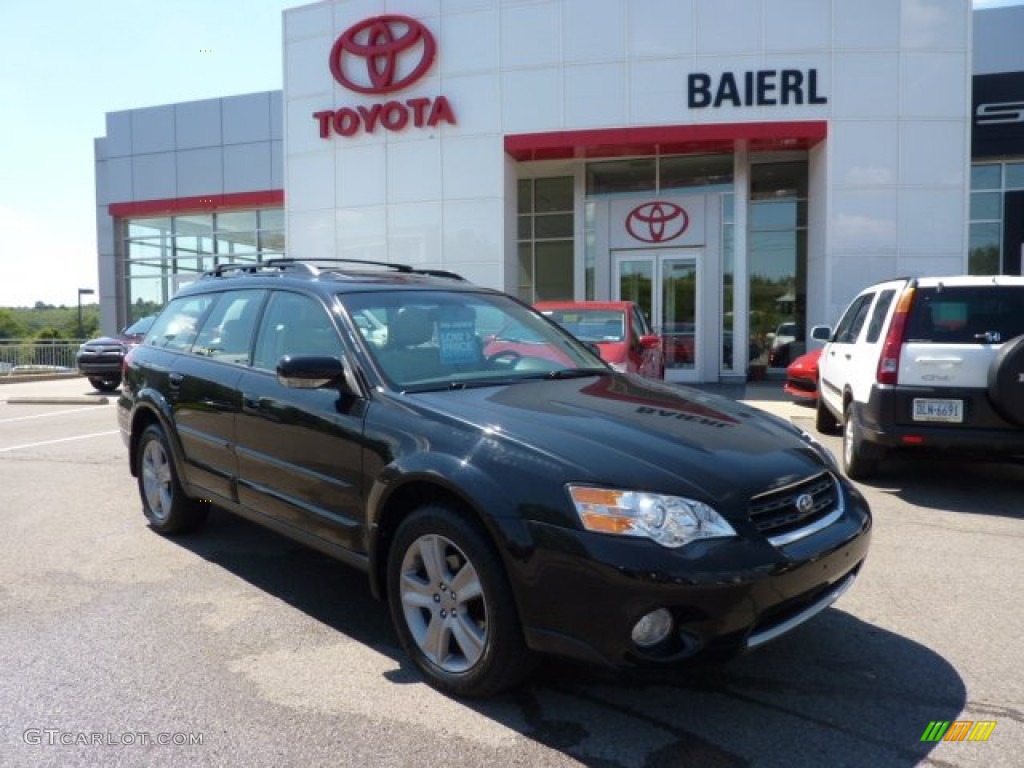 2007 Outback 3.0R L.L.Bean Edition Wagon - Brilliant Silver Metallic / Charcoal Leather photo #1