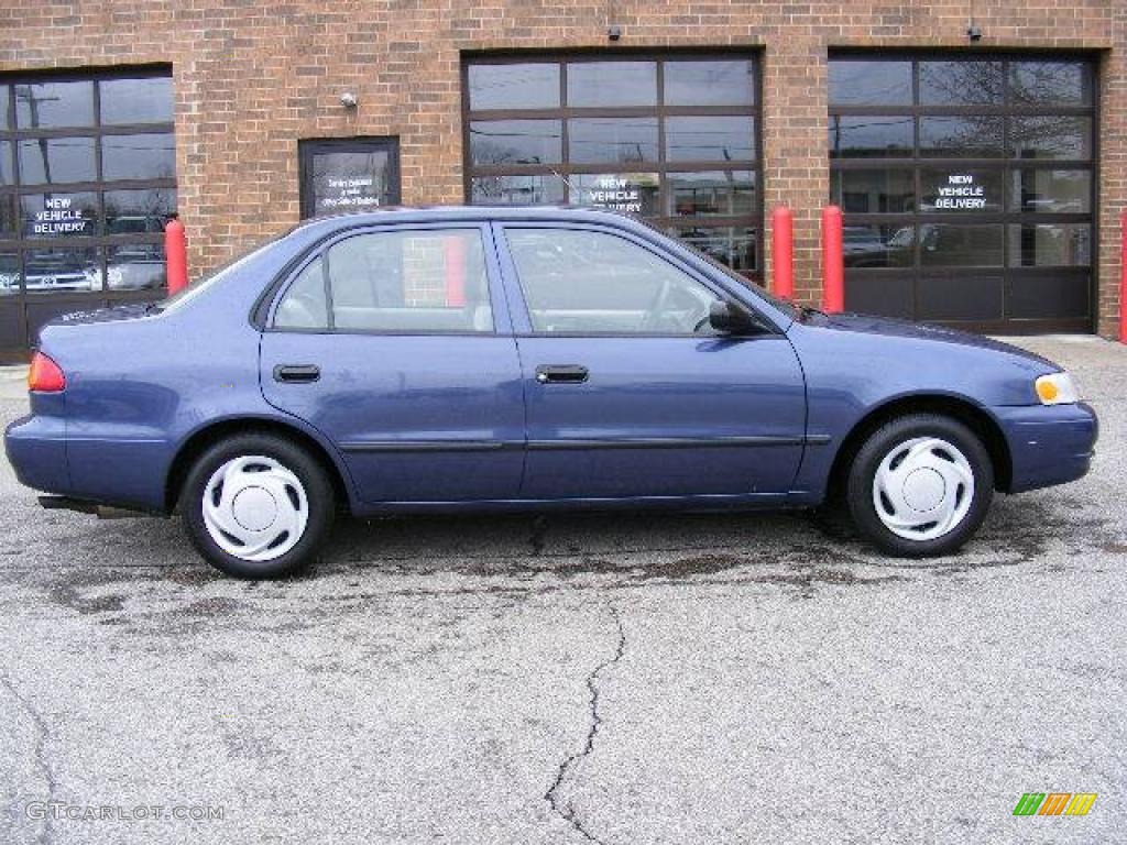 1999 Corolla CE - Twilight Blue Pearl / Light Charcoal photo #2