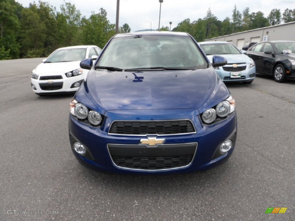Blue Topaz Metallic 2012 Chevrolet Sonic LTZ Hatch Exterior Photo #69733750