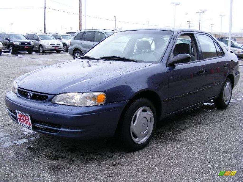 1999 Corolla CE - Twilight Blue Pearl / Light Charcoal photo #7