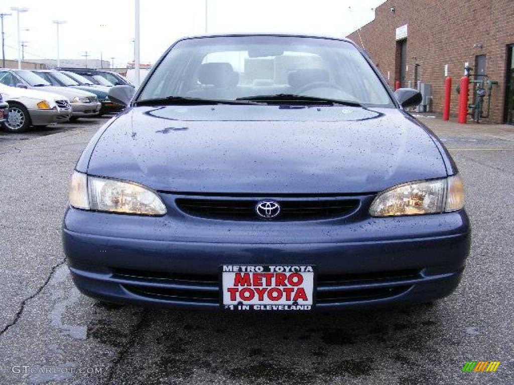 1999 Corolla CE - Twilight Blue Pearl / Light Charcoal photo #8