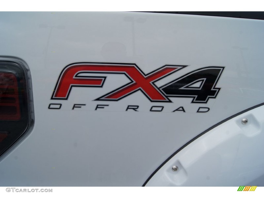 2012 F150 FX4 SuperCrew 4x4 - Oxford White / Black photo #18