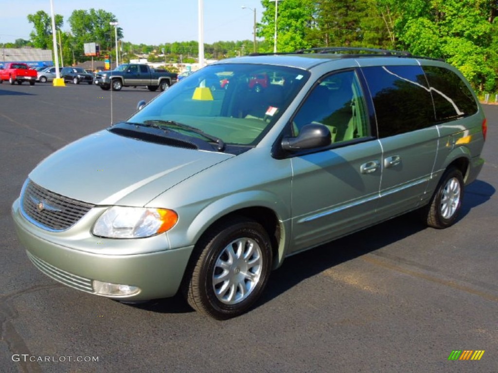 2003 Town & Country LXi - Satin Jade Pearl / Taupe photo #2