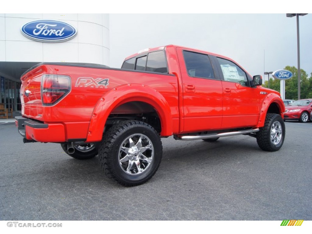 Race Red 2012 Ford F150 FX4 SuperCrew 4x4 Exterior Photo #69735514