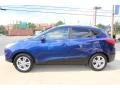 2010 Iris Blue Hyundai Tucson GLS AWD  photo #8