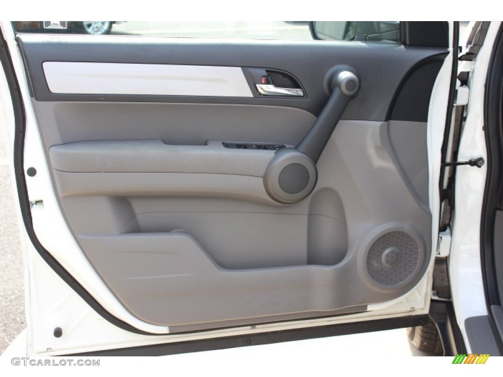 2010 CR-V EX AWD - Taffeta White / Gray photo #9