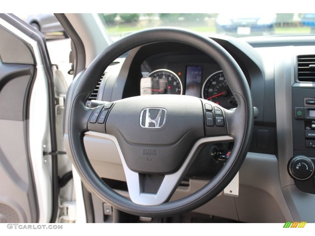 2010 CR-V EX AWD - Taffeta White / Gray photo #14