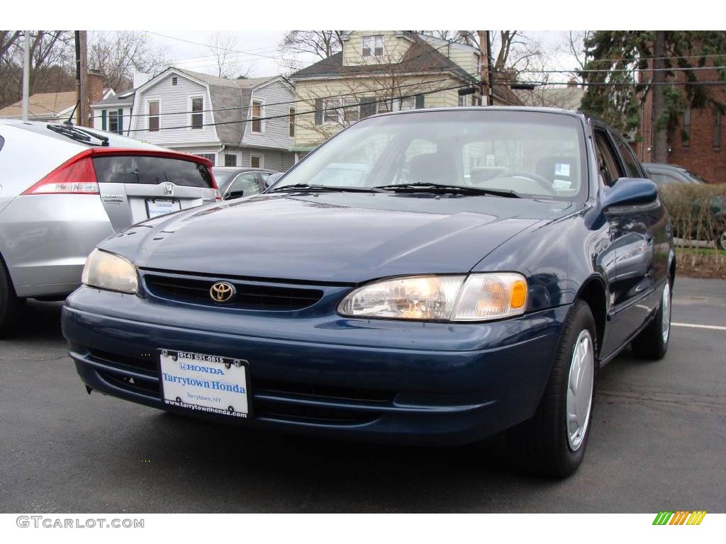 1999 Corolla LE - Aqua Blue Metallic / Pebble Beige photo #1