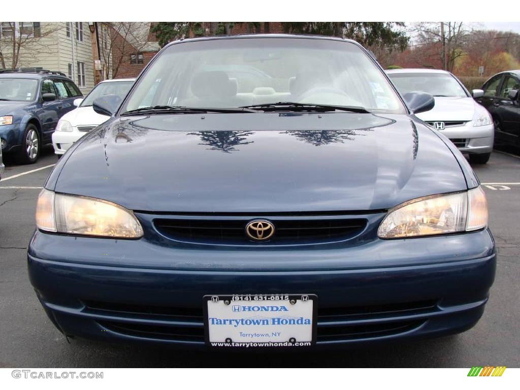 1999 Corolla LE - Aqua Blue Metallic / Pebble Beige photo #2