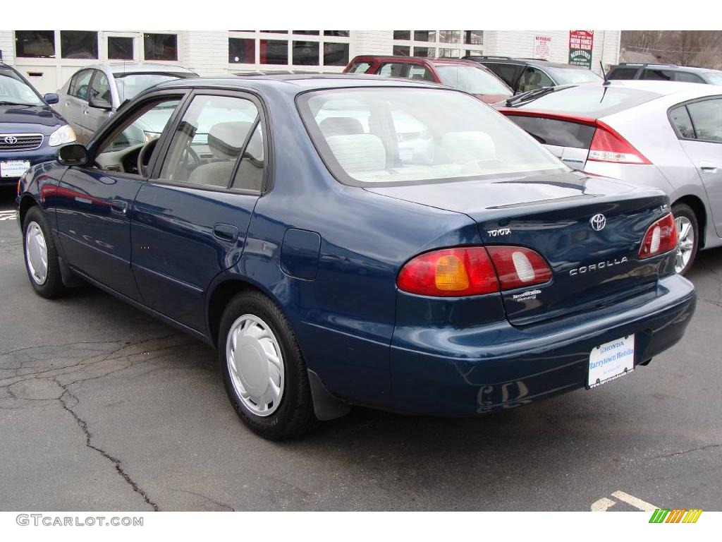 1999 Corolla LE - Aqua Blue Metallic / Pebble Beige photo #4