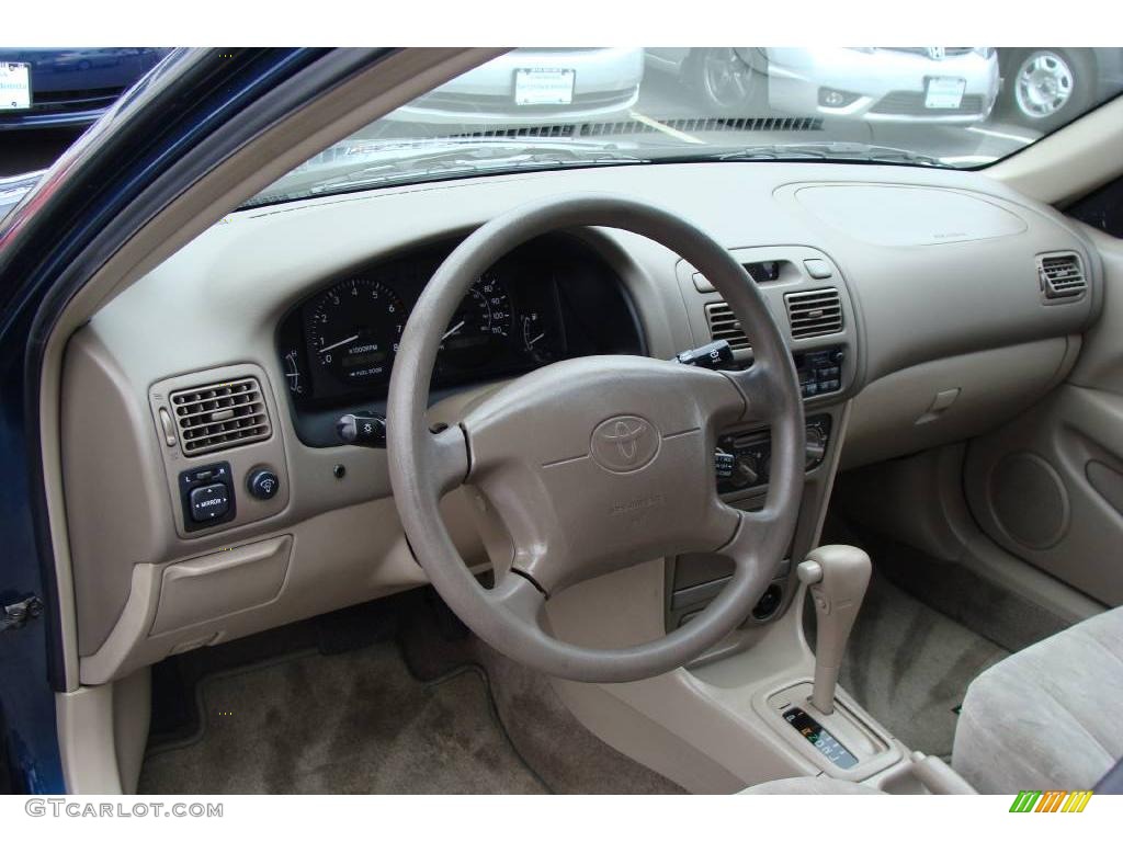 1999 Corolla LE - Aqua Blue Metallic / Pebble Beige photo #9