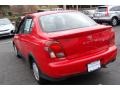 2000 Absolutely Red Toyota ECHO Sedan  photo #4