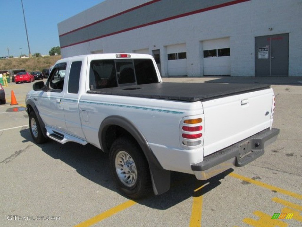 1998 Ranger XLT Extended Cab 4x4 - Oxford White / Medium Graphite photo #4