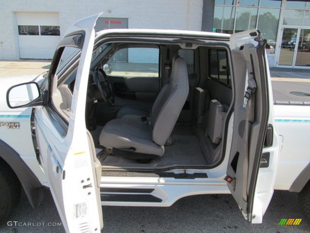 1998 Ranger XLT Extended Cab 4x4 - Oxford White / Medium Graphite photo #11
