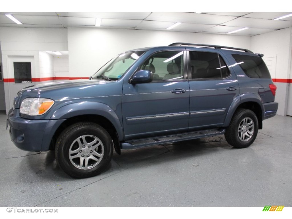 2006 Sequoia Limited 4WD - Bluesteel Mica / Light Charcoal photo #6