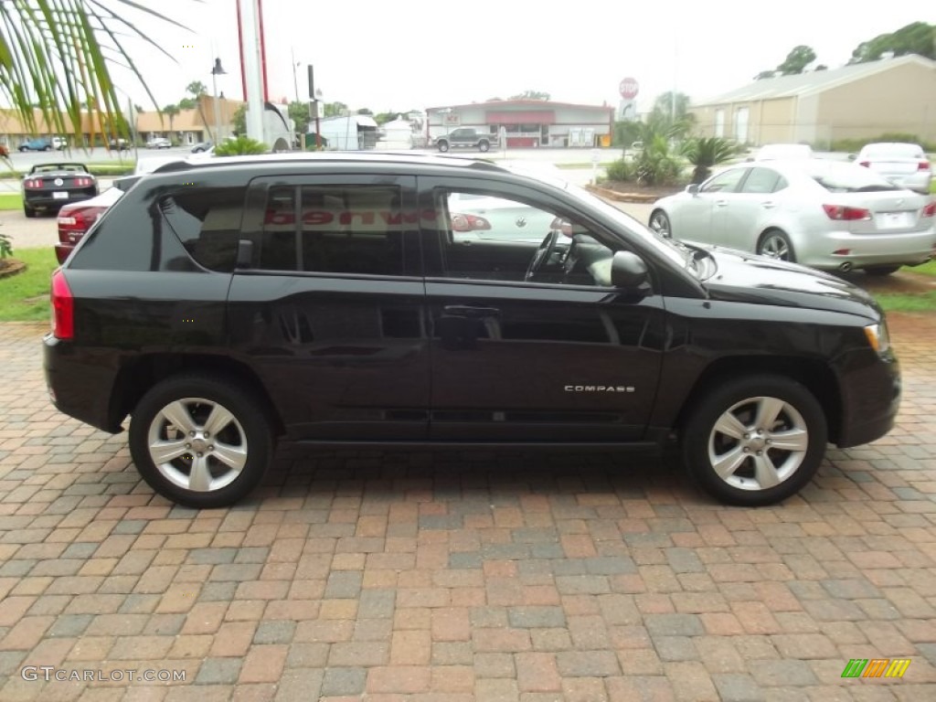 Brilliant Black Crystal Pearl 2011 Jeep Compass 2.4 Exterior Photo #69740953