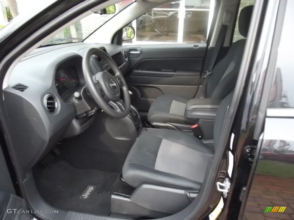 Dark Slate Gray Interior 2011 Jeep Compass 2.4 Photo #69740980