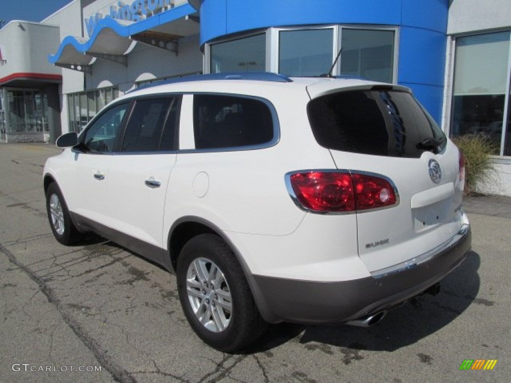 2008 Enclave CX AWD - White Opal / Cashmere/Cocoa photo #5