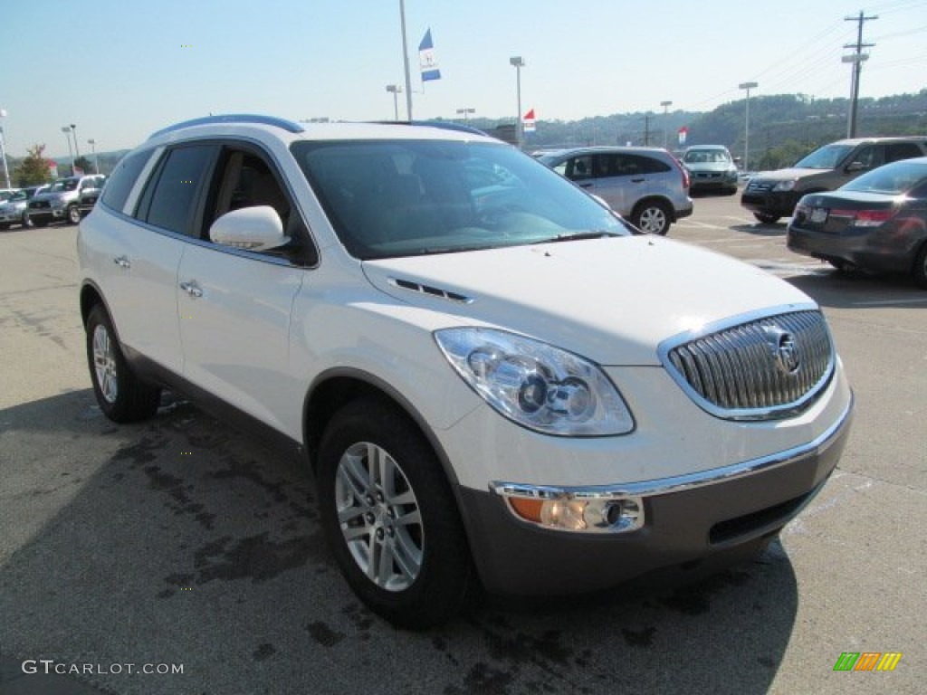 2008 Enclave CX AWD - White Opal / Cashmere/Cocoa photo #9