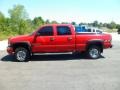 Fire Red 2003 GMC Sierra 2500HD SLT Crew Cab 4x4