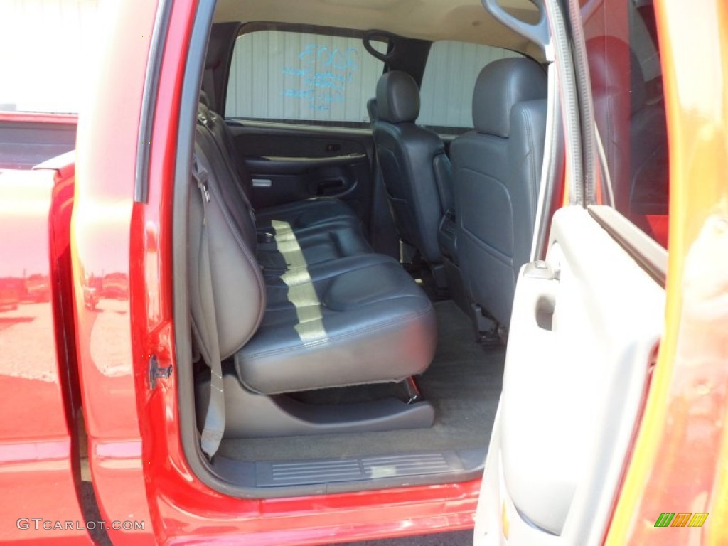 2003 Sierra 2500HD SLT Crew Cab 4x4 - Fire Red / Dark Pewter photo #17