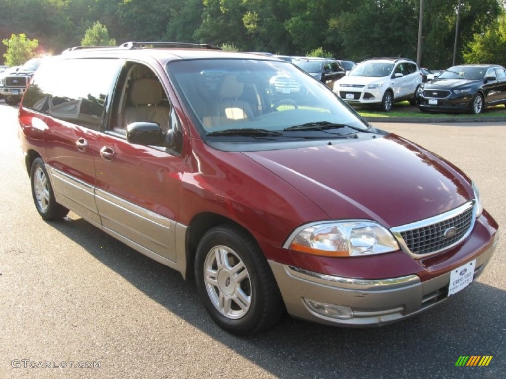 2003 Windstar SEL - Matador Red Metallic / Medium Parchment photo #1