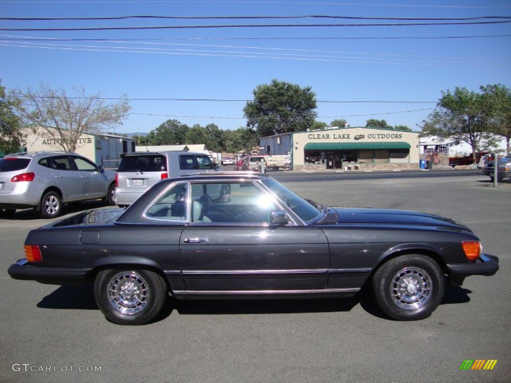 Anthracite Grey Metallic 1985 Mercedes-Benz SL Class 380 SL Roadster Exterior Photo #69745270