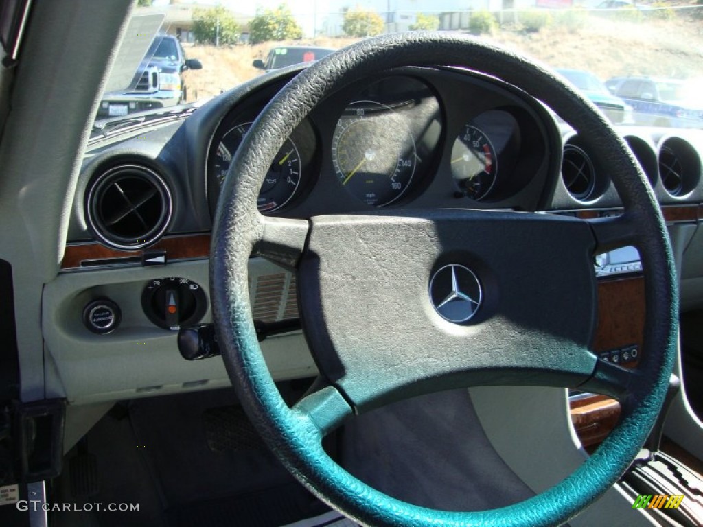 1985 SL Class 380 SL Roadster - Anthracite Grey Metallic / Grey photo #10