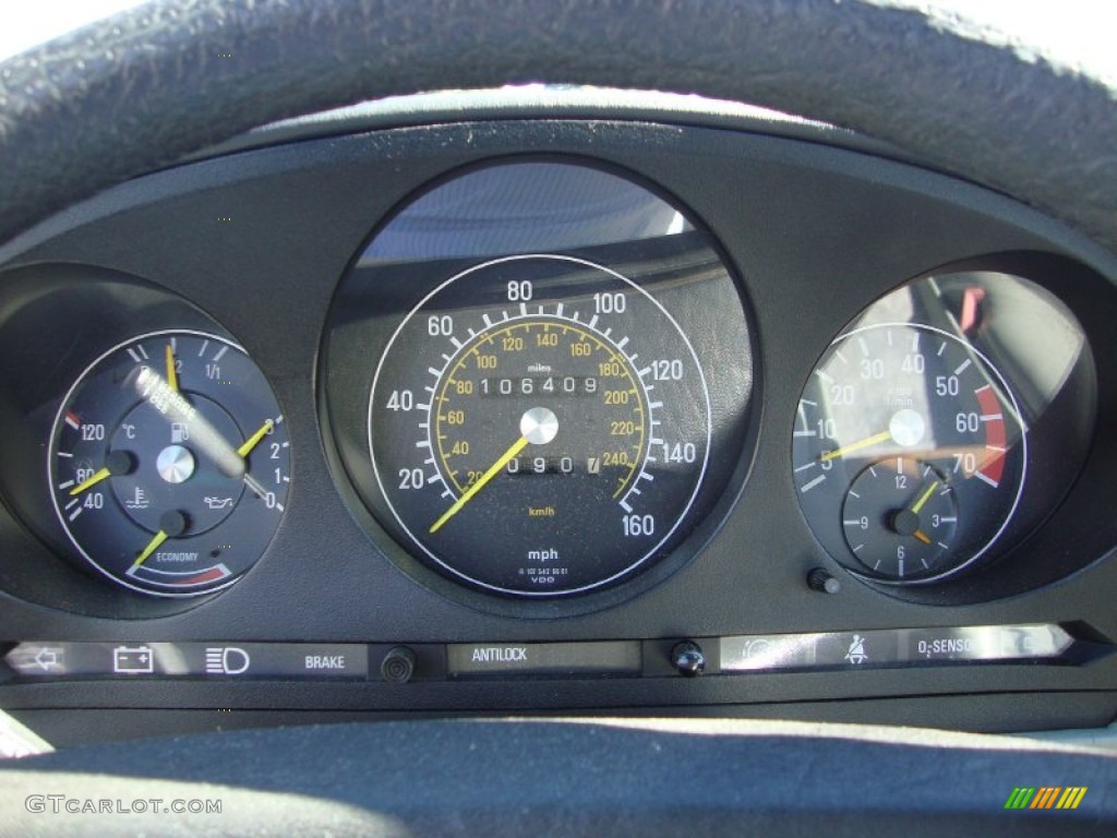 1985 Mercedes-Benz SL Class 380 SL Roadster Gauges Photo #69745295